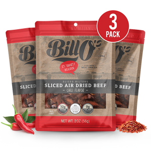 Air-Dried Beef 'Biltong' Slices - Chili Flavor